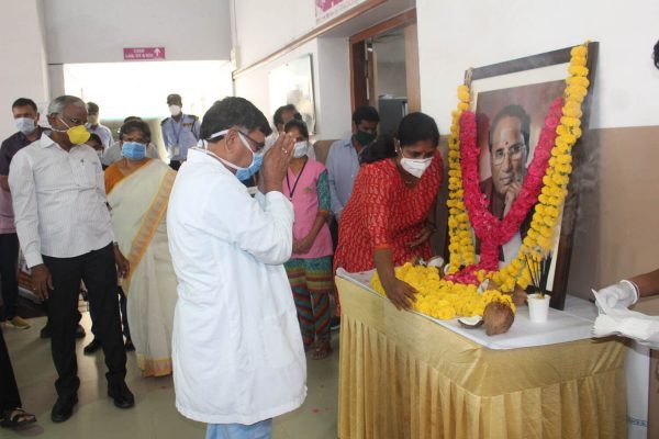 Basavatarakam Indo American Cancer Hospital Hyderabad 73rd birth anniversary of our Honourable Founder Chairman Sri Kodela Siva Prasada Rao
