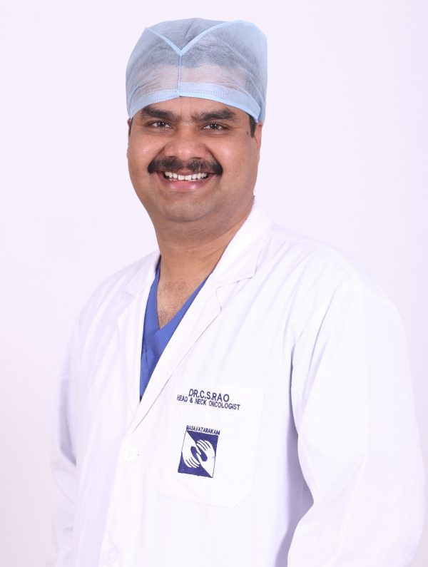 Best Surgical Oncology Head and neck oncology doctor in hyderabad Dr L M Chandra Sekhara Rao Basavatarakam Indo AMerican Cancer Hospital hyderabad