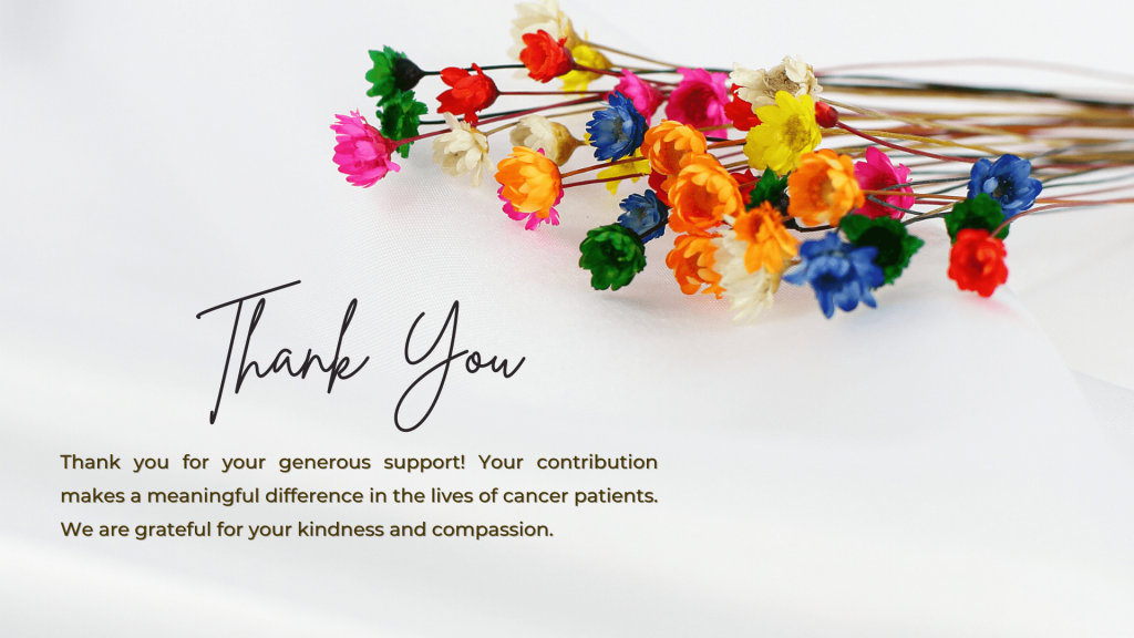 Thank you for your donation - Basavatarakam Indo American Cancer Hospital